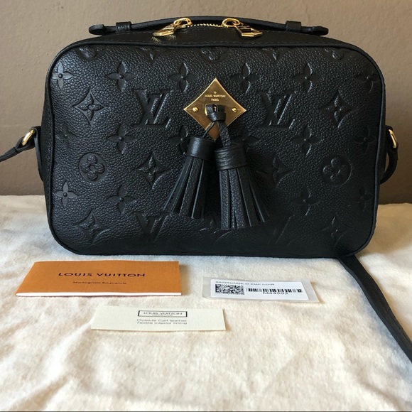 Louis Vuitton Handbags - Louis Vuitton Saintonge black empreinte